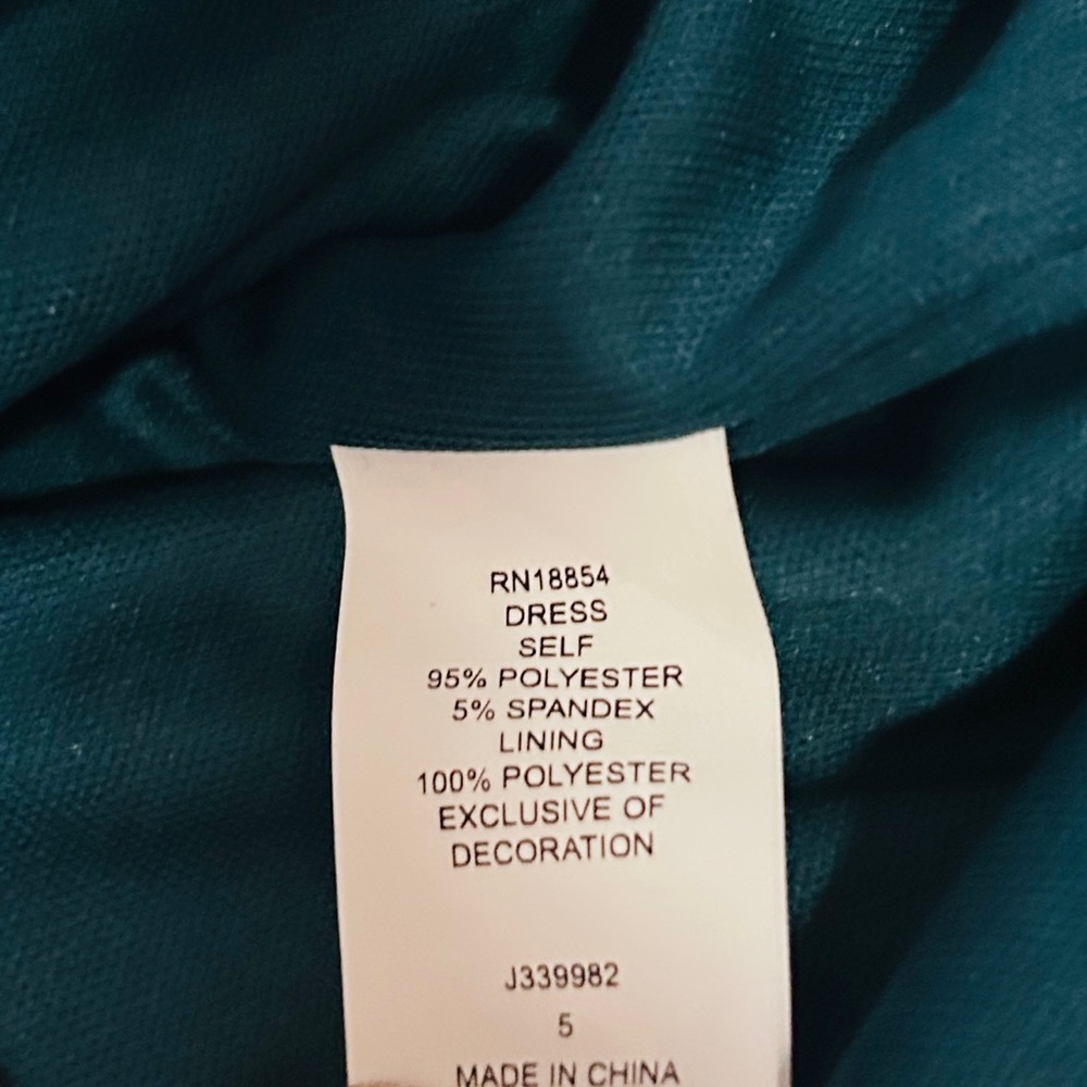 DEAR MOON Velvet Teal Blue Stretch Strappy Cocktail Party Prom Short Mini Dress - Picture 10 of 14